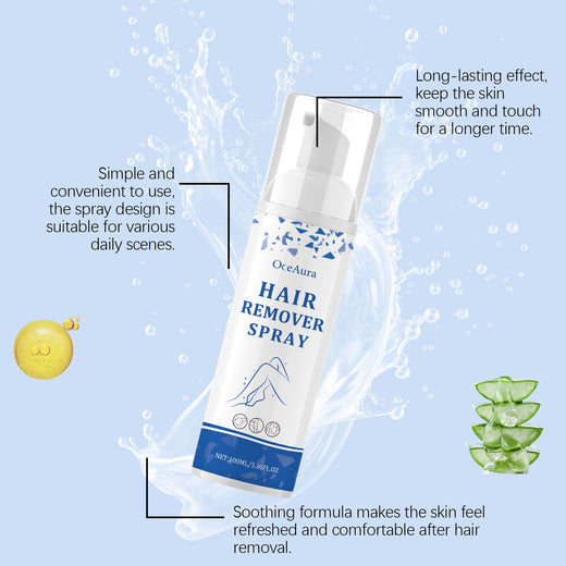 OceAura Mousse Hair Removal Spray for Sensitive Skin
