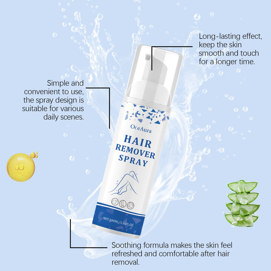 OceAura Mousse Hair Removal Spray for Sensitive Skin