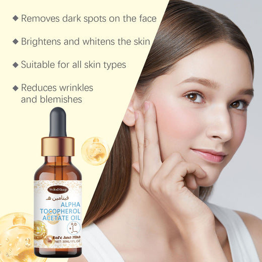 Vitamin E Facial Oil for Dark Spots & Dry Skin