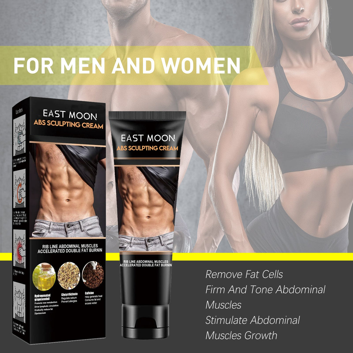 Abdominal Toning Cream for Visible Core Definition