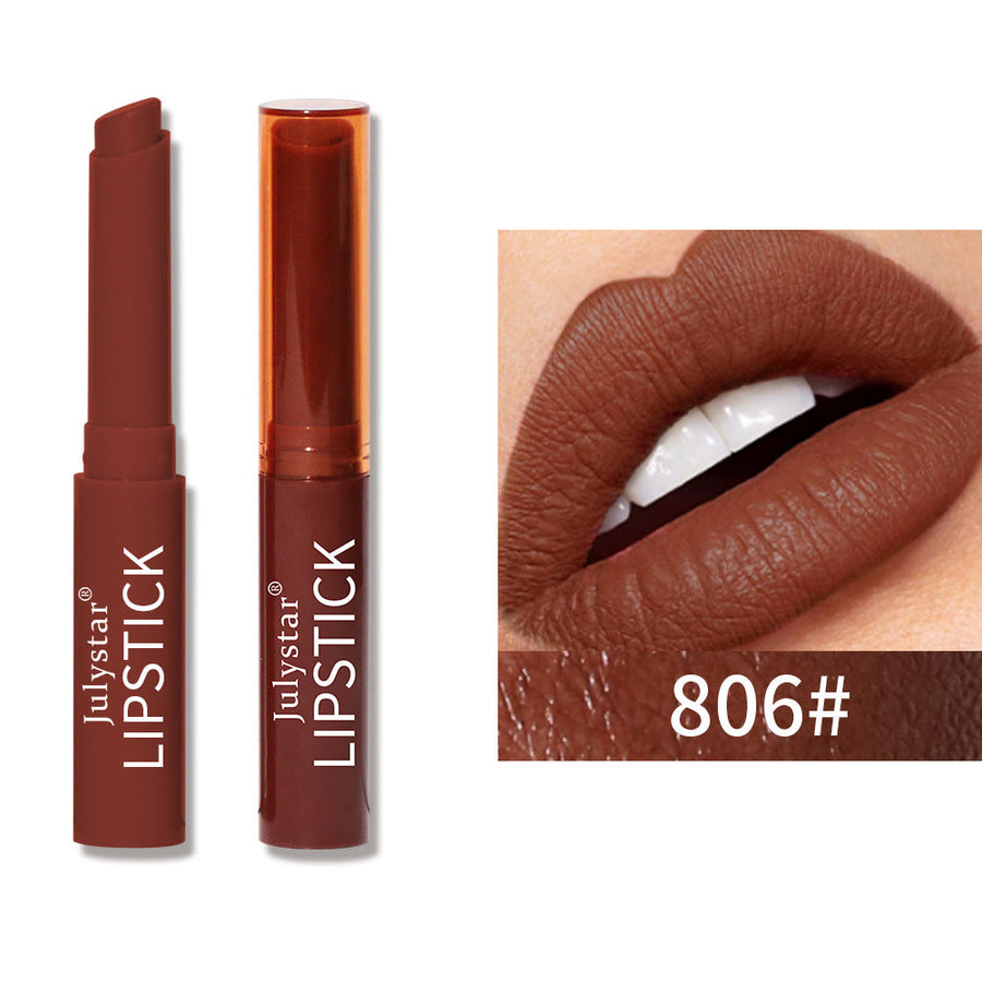 Six-Shade Matte Velvet Lipstick Set, Waterproof Formula