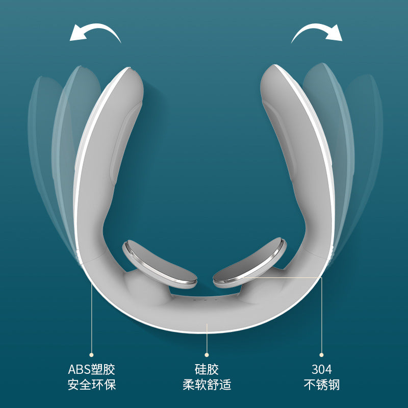 Cervical Spine Massager — Wearable Heat & Vibration Neck