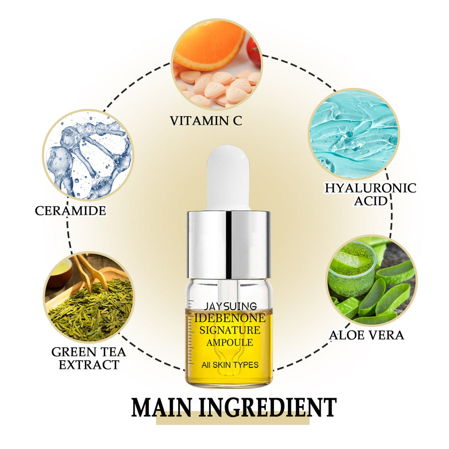 Idebenone Face Serum for Wrinkles, Dry & Dull Skin