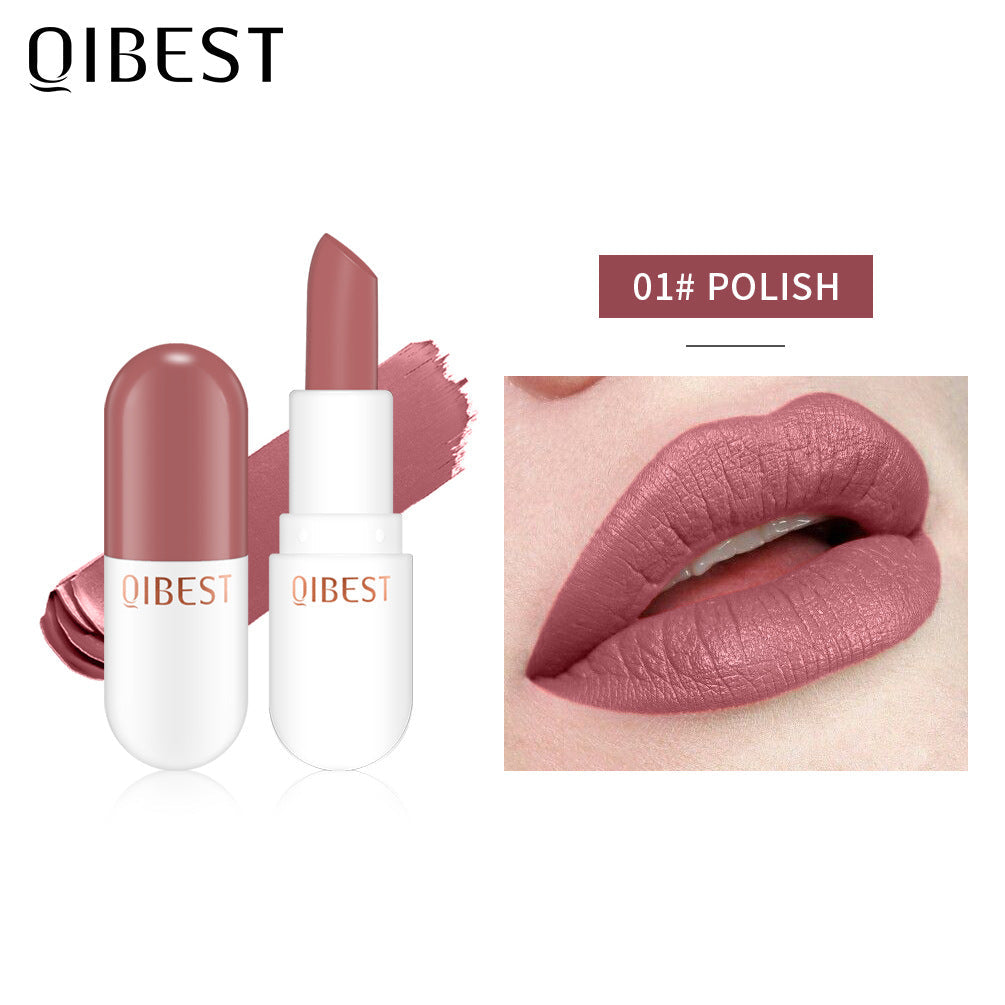 Mini Capsule Velvet Matte Lipstick for Bold Touch-Ups