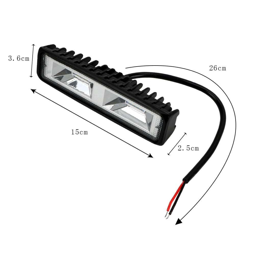 36W LED Work Light — Ultra‑Bright 12‑24V for Truck, Tractor