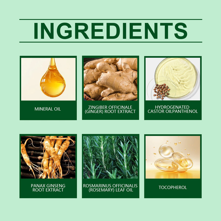 Ginger Hair Oil for Scalp Nourishment, Shine & Care