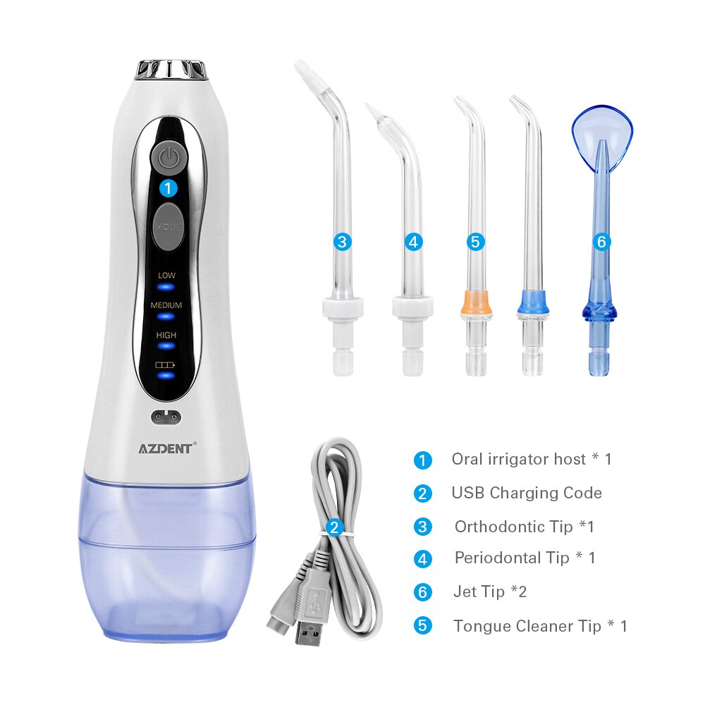Cordless Oral Irrigator Water Flosser — 99.99% Plaque Removal