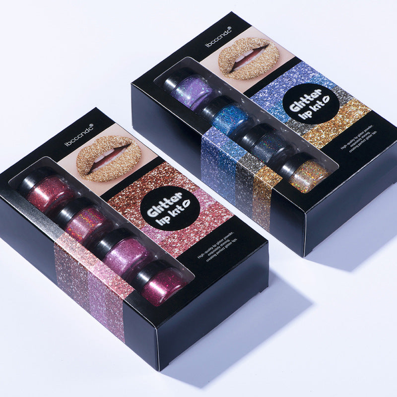 Glitter Lip Gloss Set for 8-Hour Multidimensional Sparkle