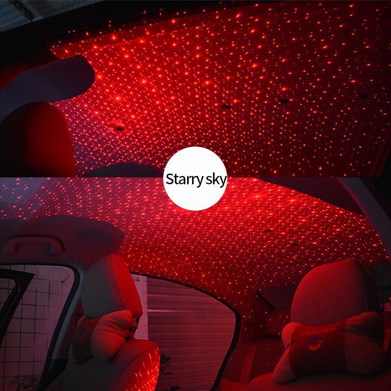 Car Light Projector: Voice‑Activated Starry Sky & RGB Laser