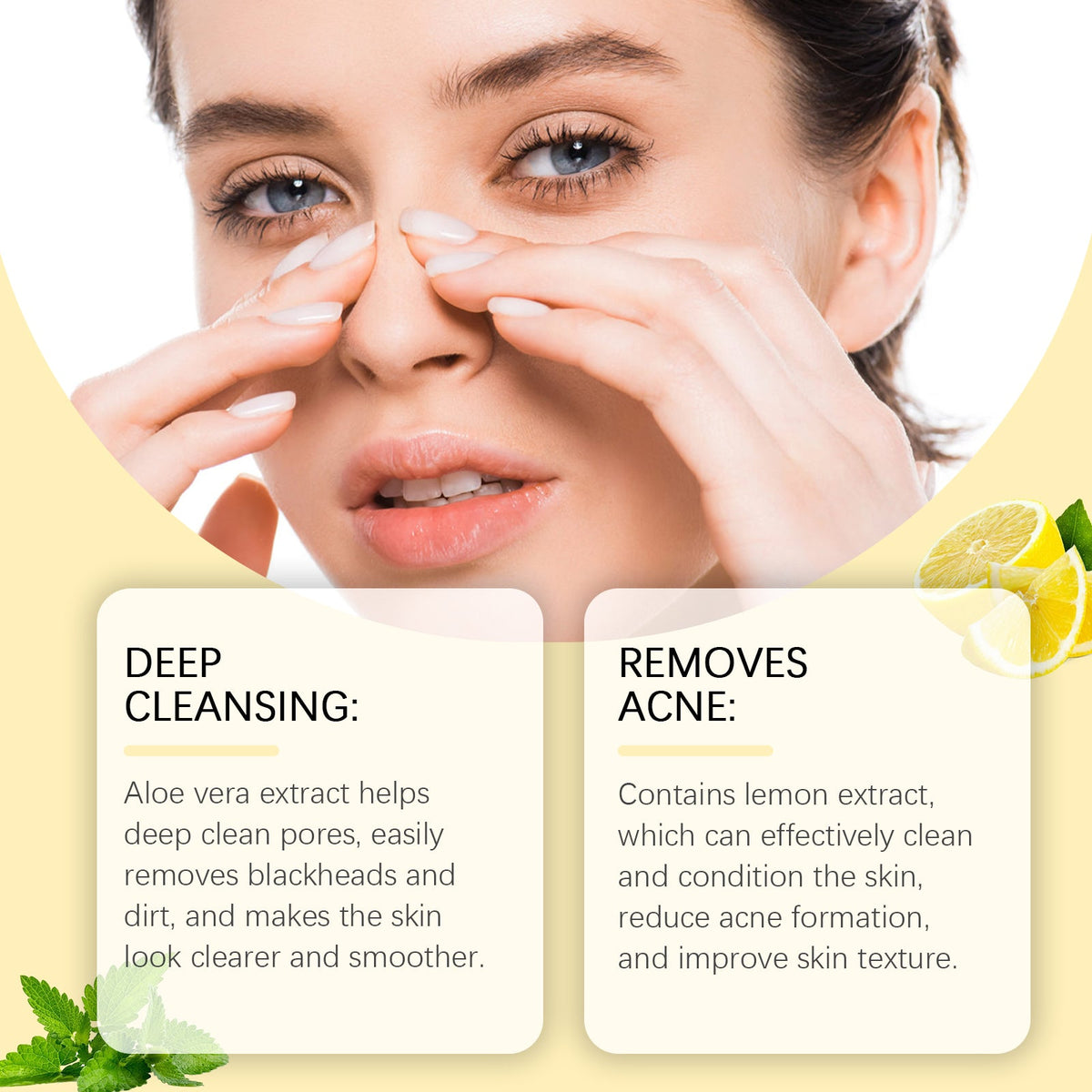 Blackhead Cleansing Nose Mask With 60 Pore Strips