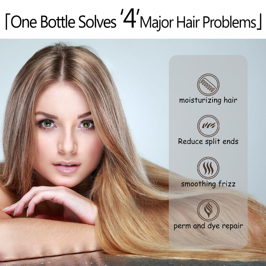 Leave-In Hair Mask for Smooth, Frizz-Free, Shiny Hair