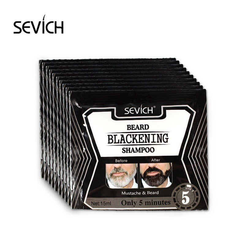 Men's Blackening Beard Shampoo — Darker Beard in 5 Minutes