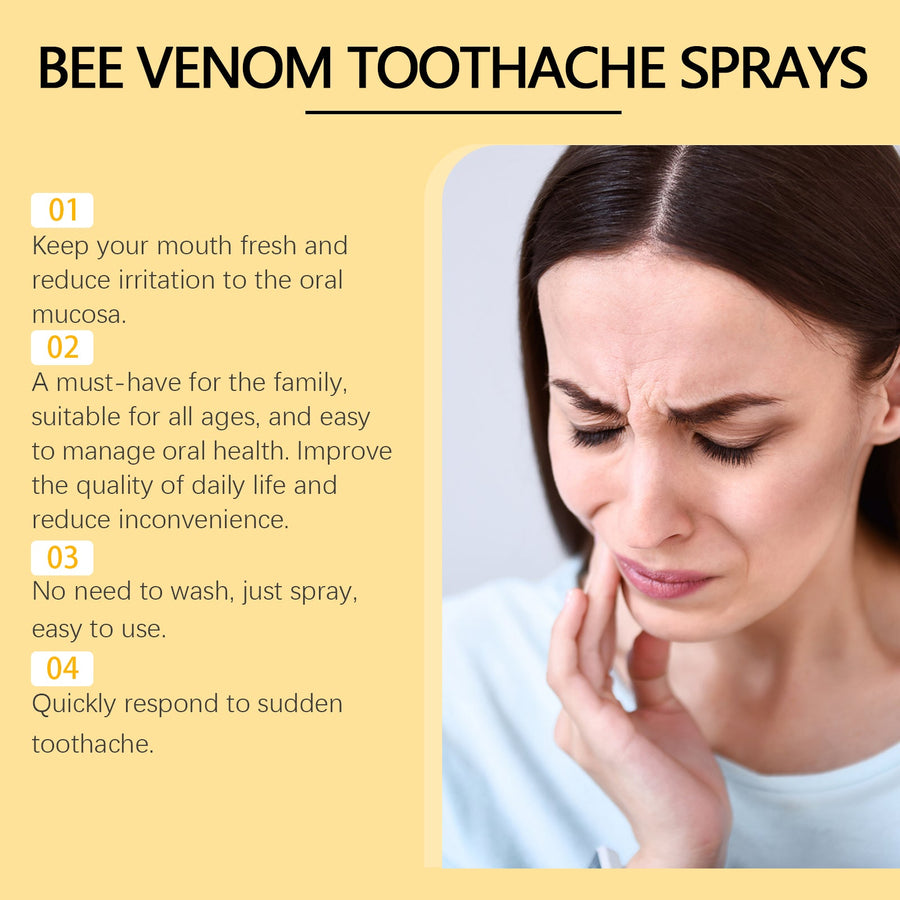 Bee Venom Toothache Spray – Instant Pain & Gum Relief