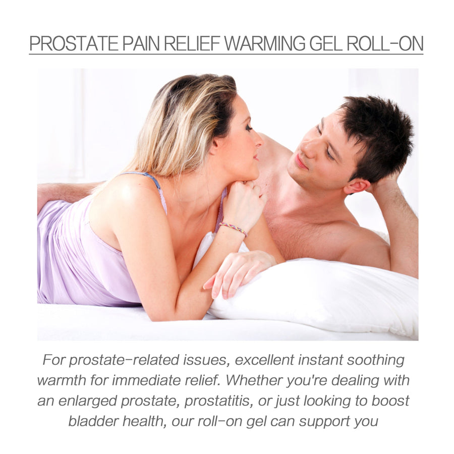 Prostate Pain Relief Warming Gel Roll-On — Fast-Acting