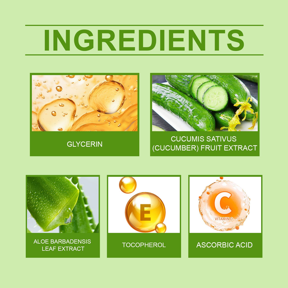 Aloe Vera Cucumber Gel for Instant Cooling Hydration