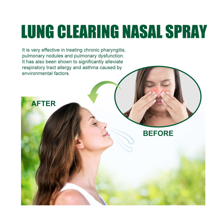 Lung Clearing Nasal Spray — Stops Snoring & Nasal Congestion