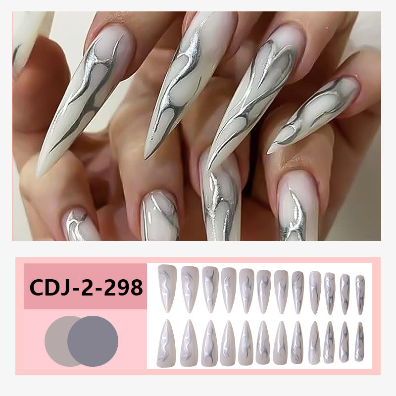 Press-On Stiletto Nails — Salon-Quality Artistic Designs