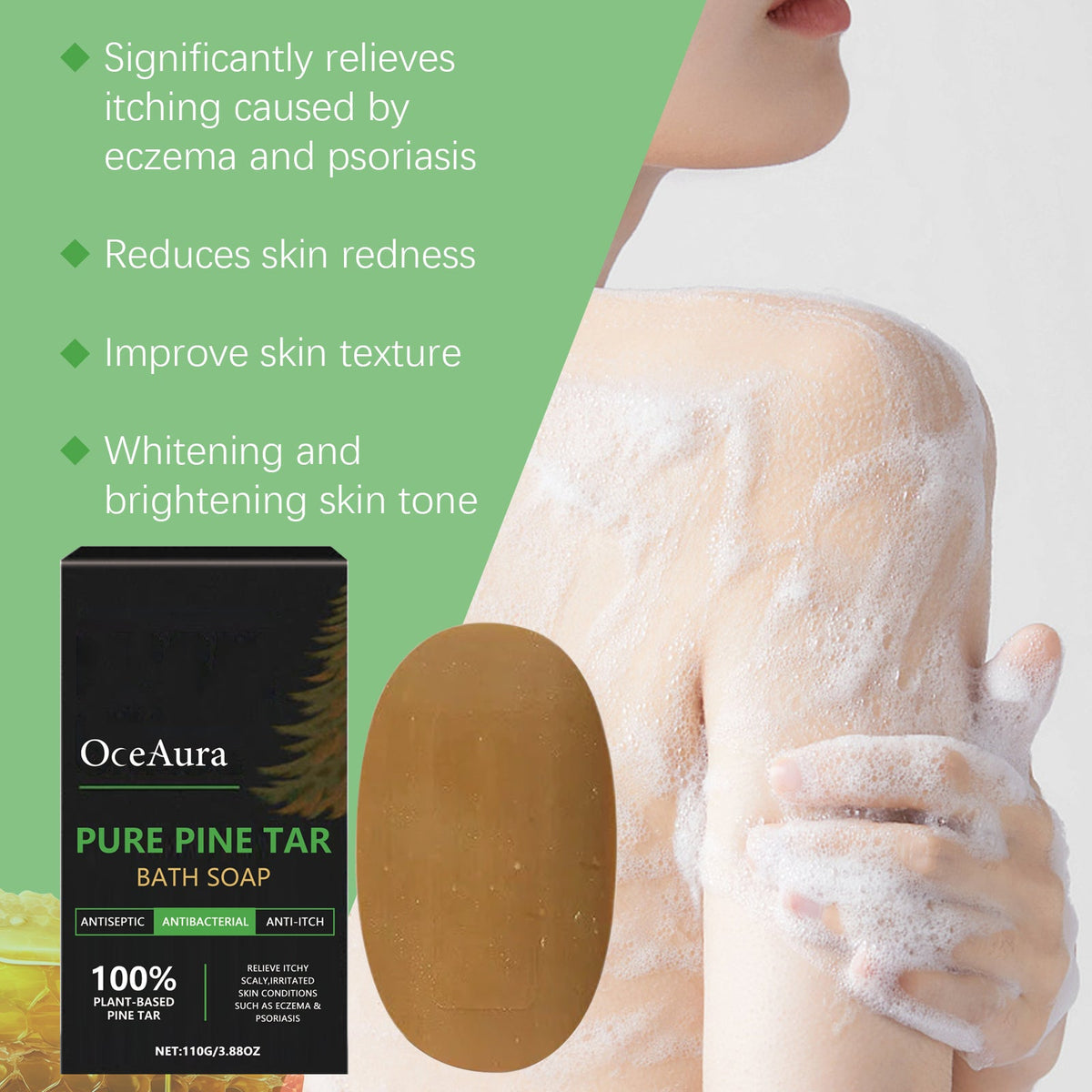 Pine Tar Soap for Daily Skin Care