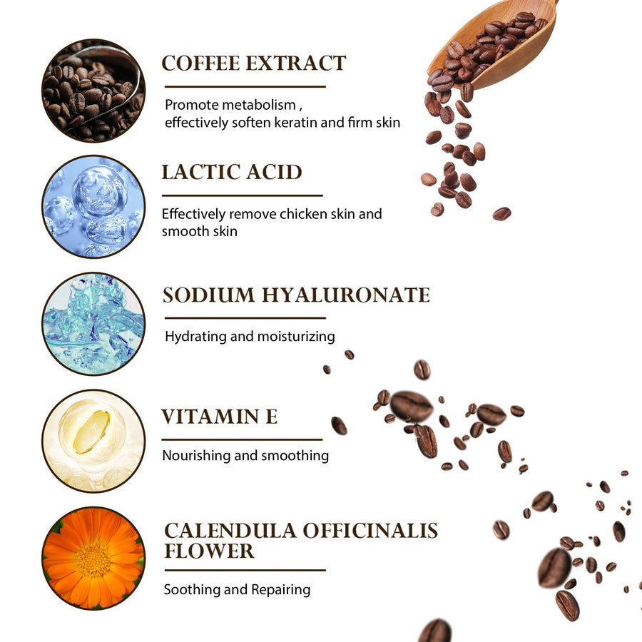 Coffee Body Scrub for Smoother, Softer-Looking Skin