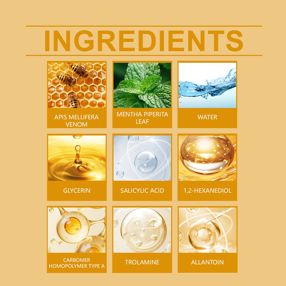 Bee Venom Face Cream for Brightening & Smooth Skin