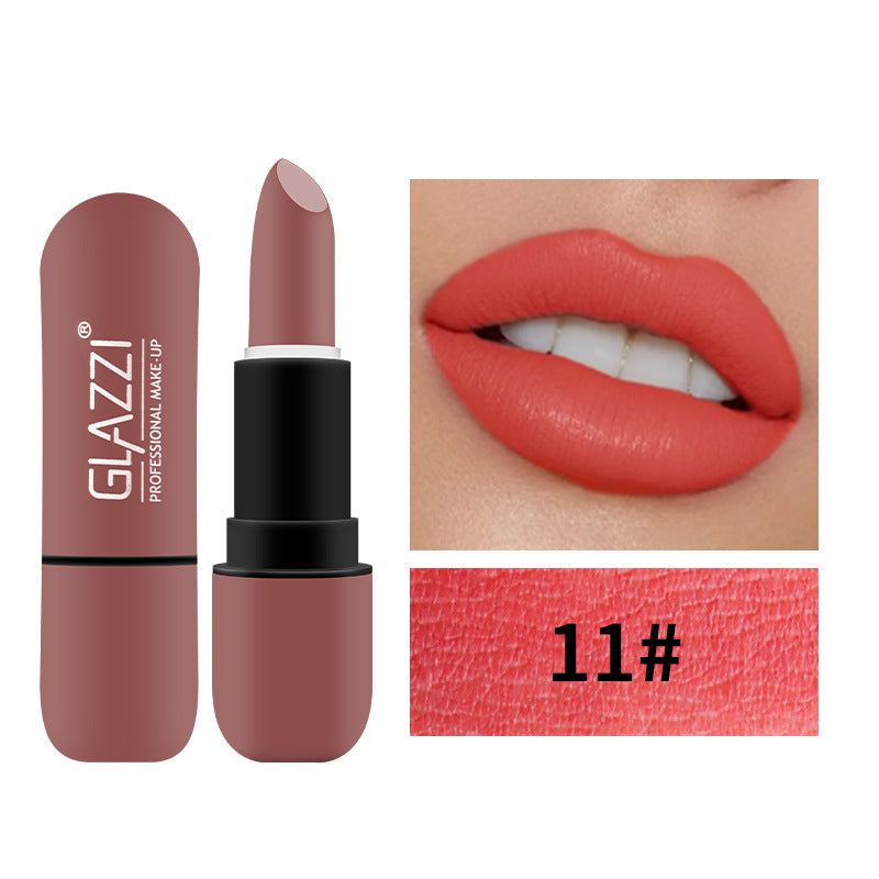 Velvet Matte Capsule Lipstick for Bold, Vivid Color