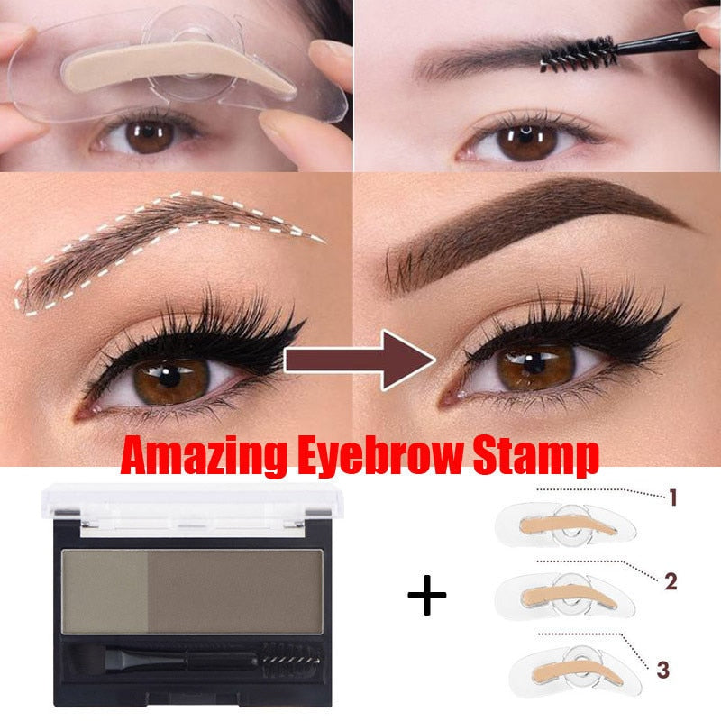 Eyebrow Stamp Kit for Fast, Symmetrical Arch Makeup