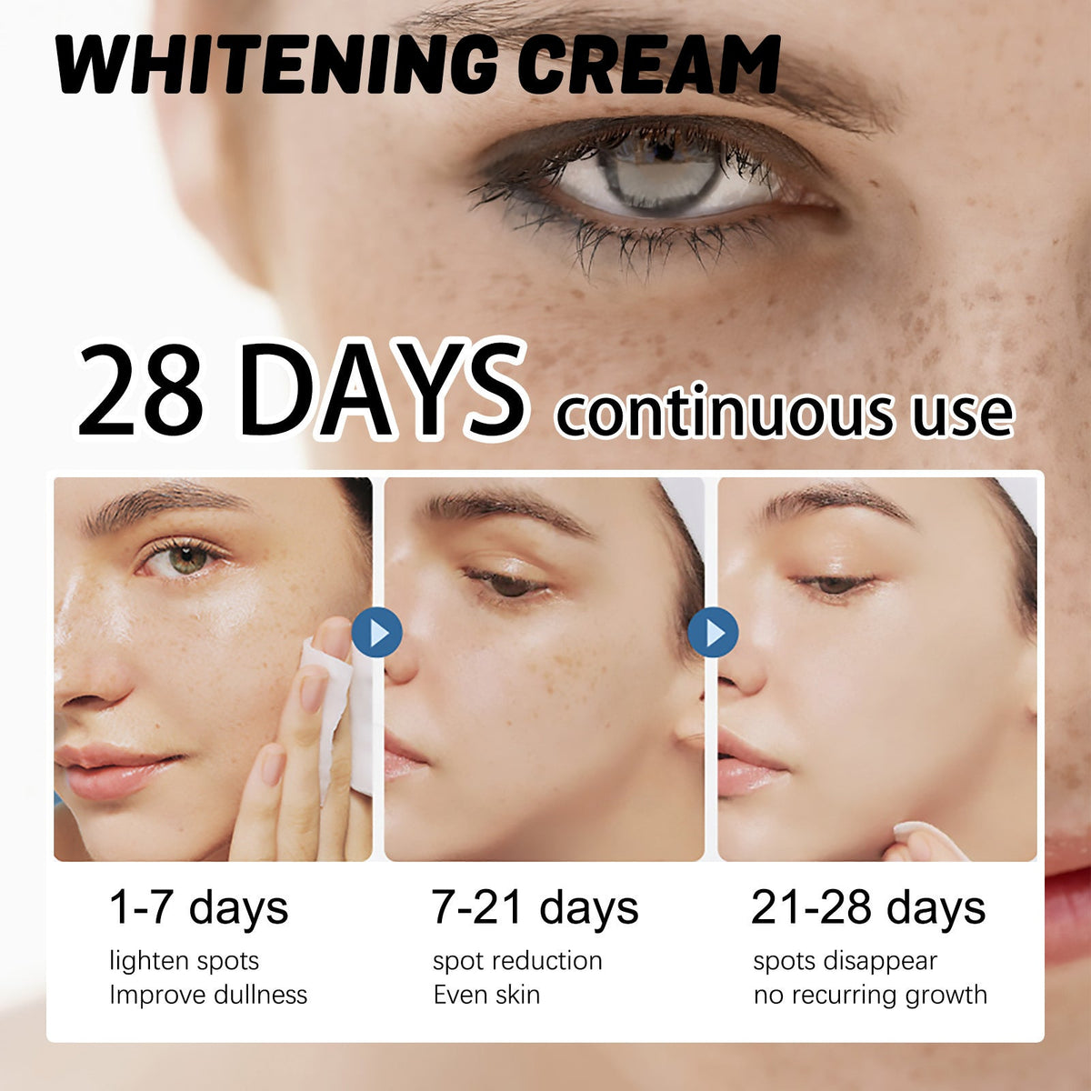 Whitening Cream For Dark Spots & Uneven Skin Tone