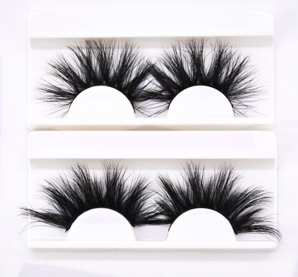 25mm 3D Mink False Eyelashes for Dramatic Volume
