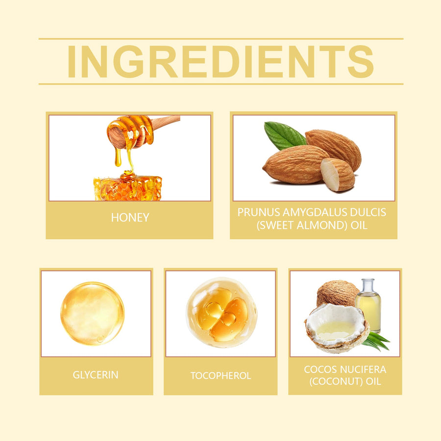 Almond Honey Conditioner for Dry, Tangled Hair Ends