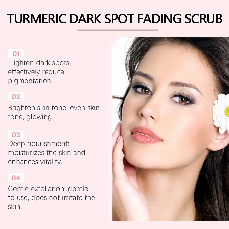 Turmeric Body Scrub for Dark Spots & Dull Skin