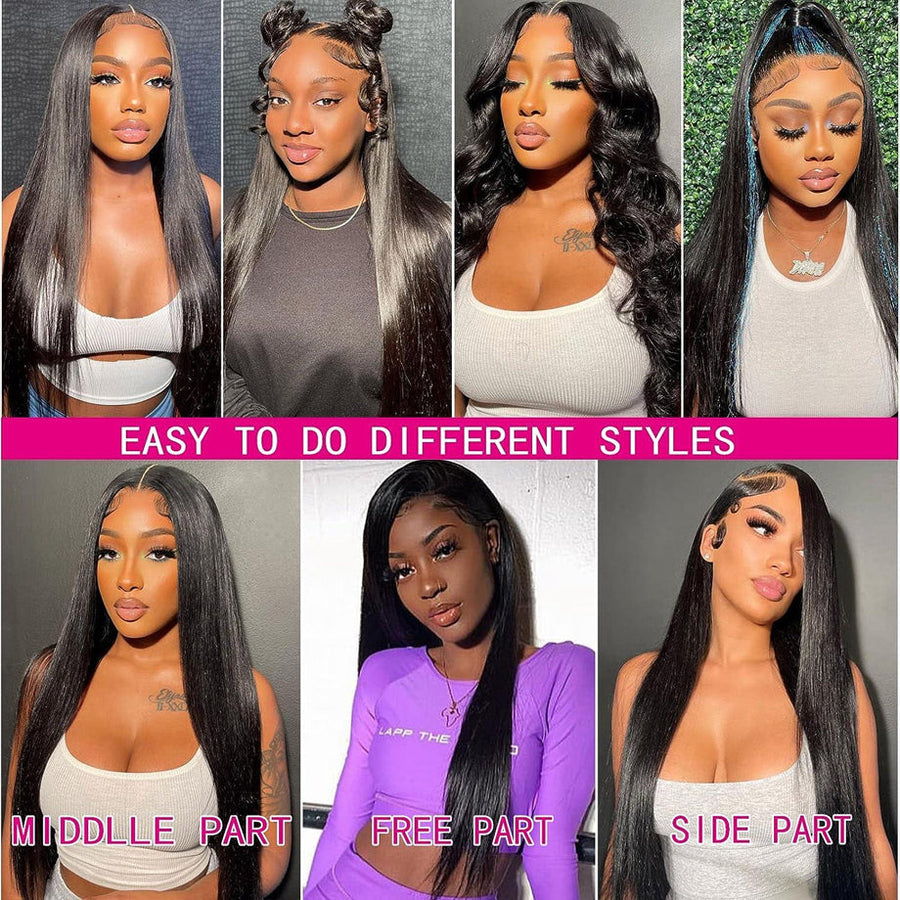 Glueless Human Hair Wig for Sleek, Natural Style