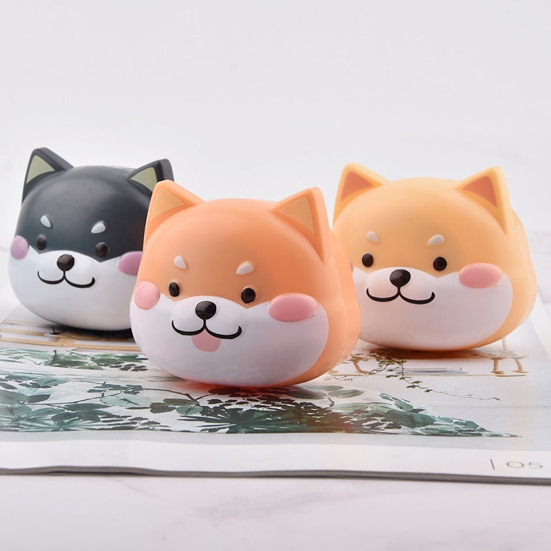 Shiba Inu Contact Lens Case — 3D Kawaii Storage Box