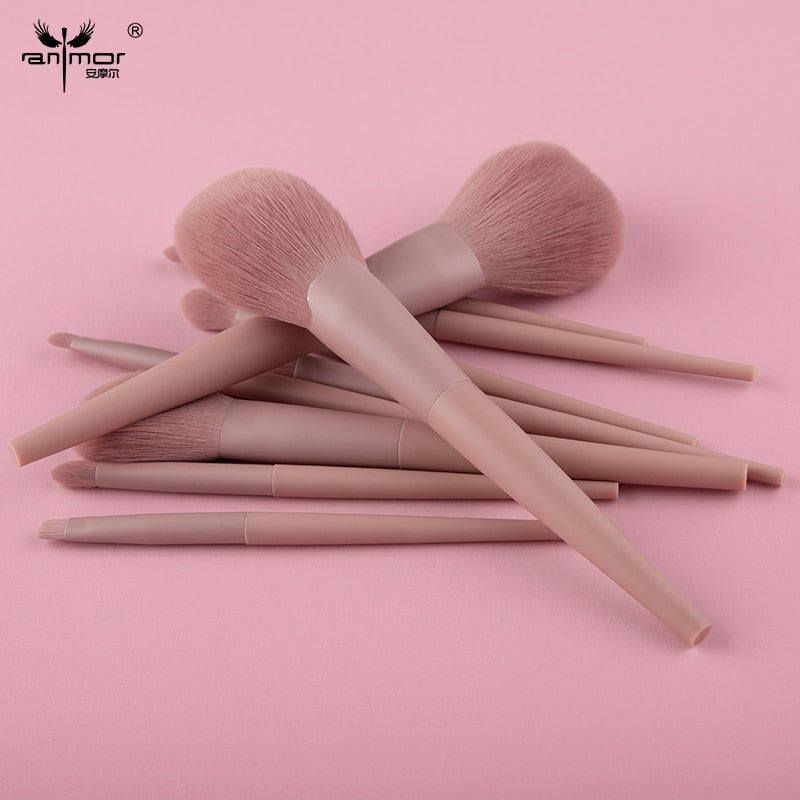 11-Piece Makeup Brush Set — Ultra‑Soft Synthetic Hair for a