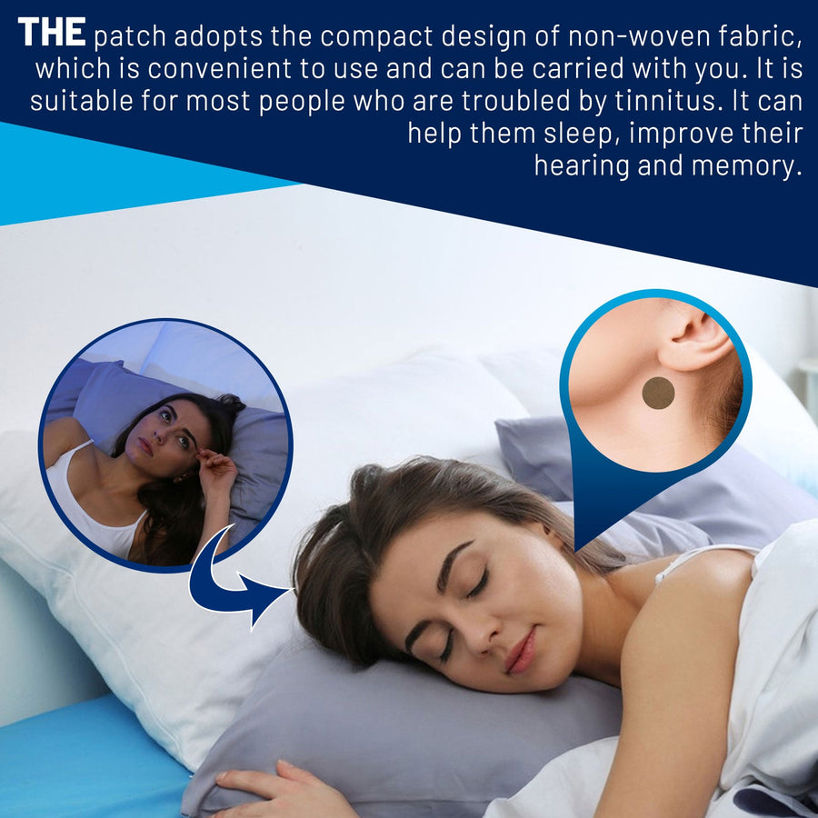 Tinnitus Relief Patches - Soothing Ear Comfort, Pack of 12