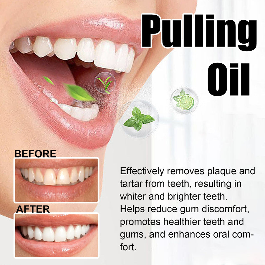 Natural Pulling Oil — Remove Tartar & Bad Breath