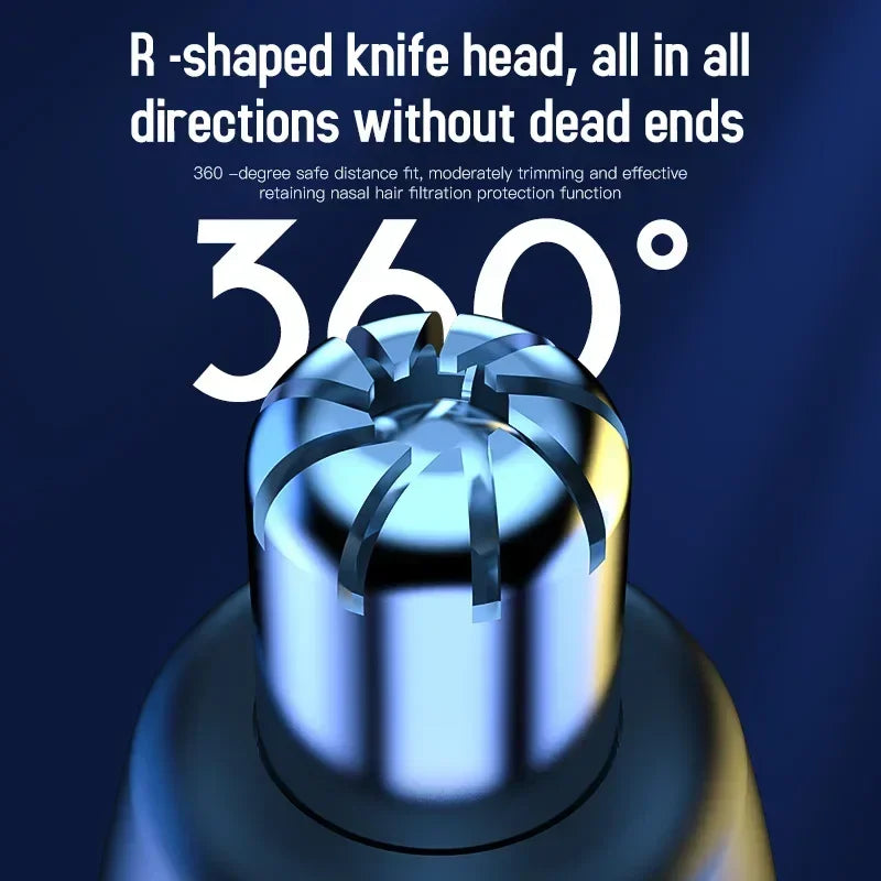 Electric Nose Hair Trimmer With Painless Grooming