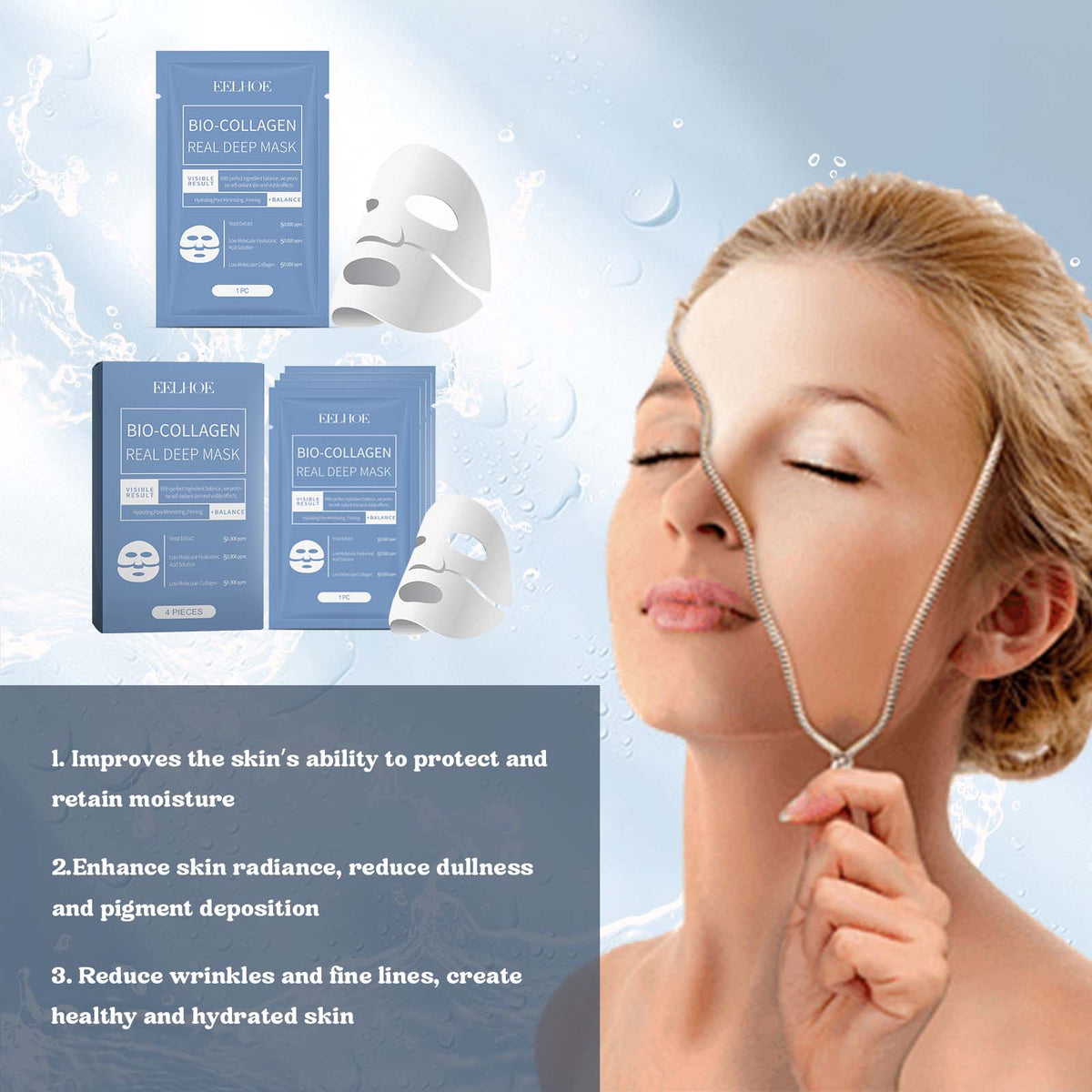 Collagen Sheet Mask for Hydrated, Firmer-Looking Skin