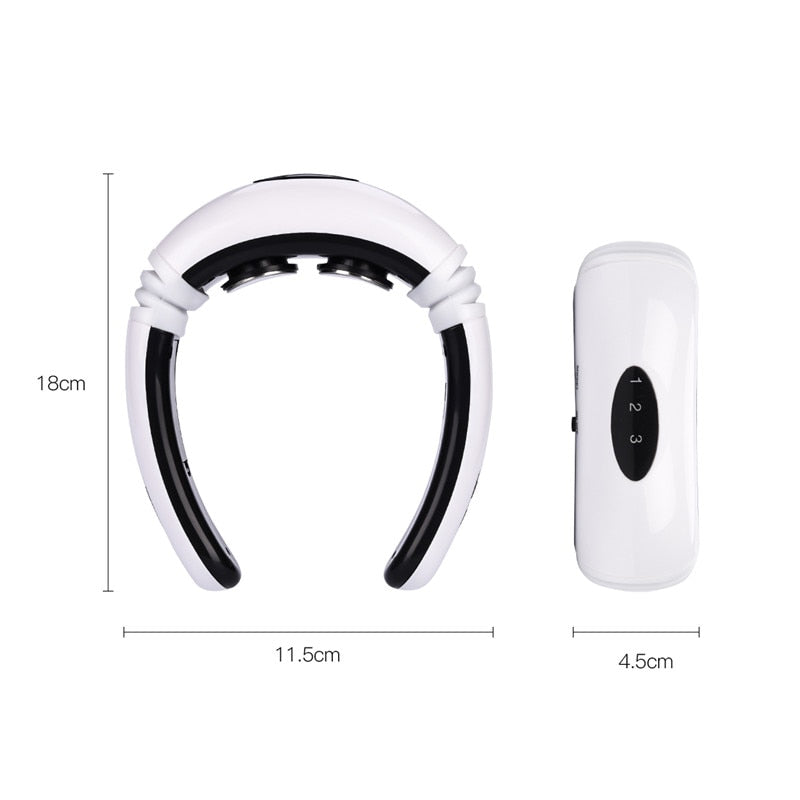 Electric Neck Massager for Hands-Free Pulse Relief Tool