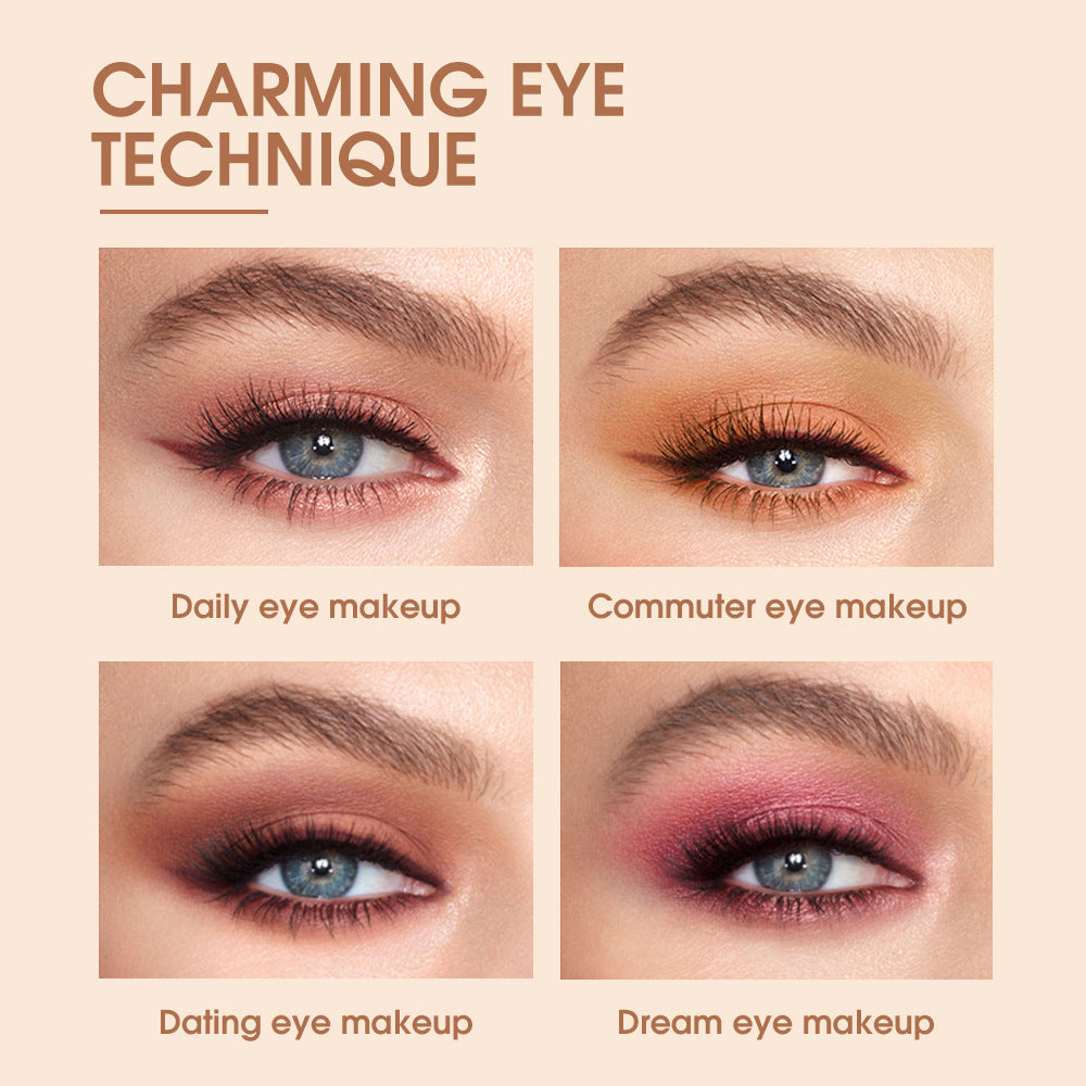 15-Color Eyeshadow Palette for Warm, Lasting Looks