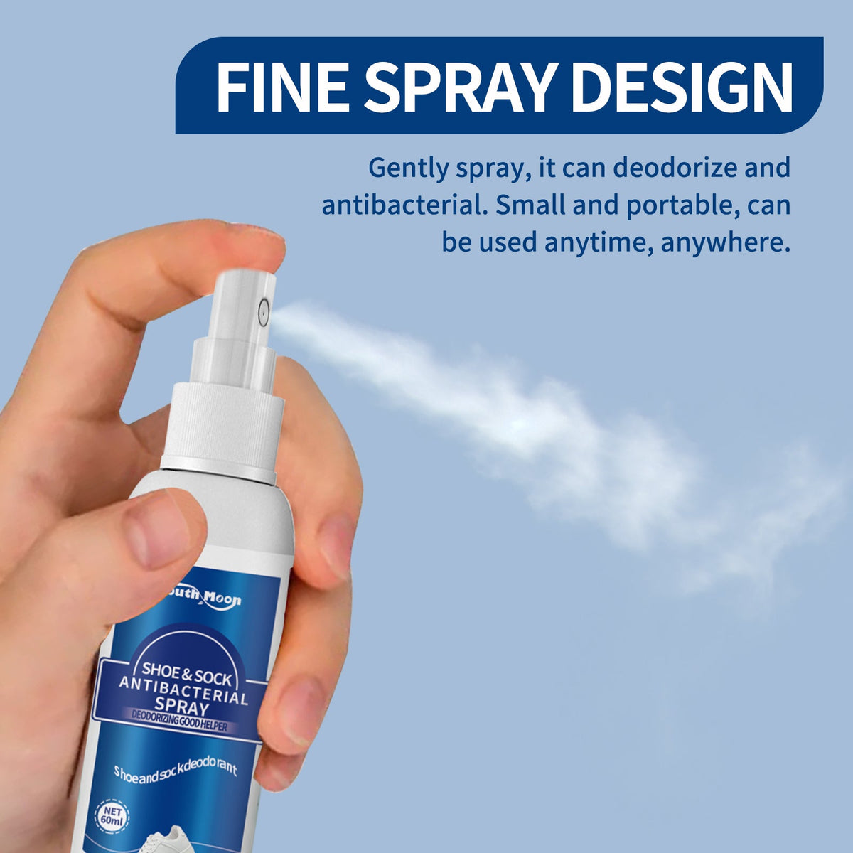 Antibacterial Shoe Spray — South Moon Odor Eliminator