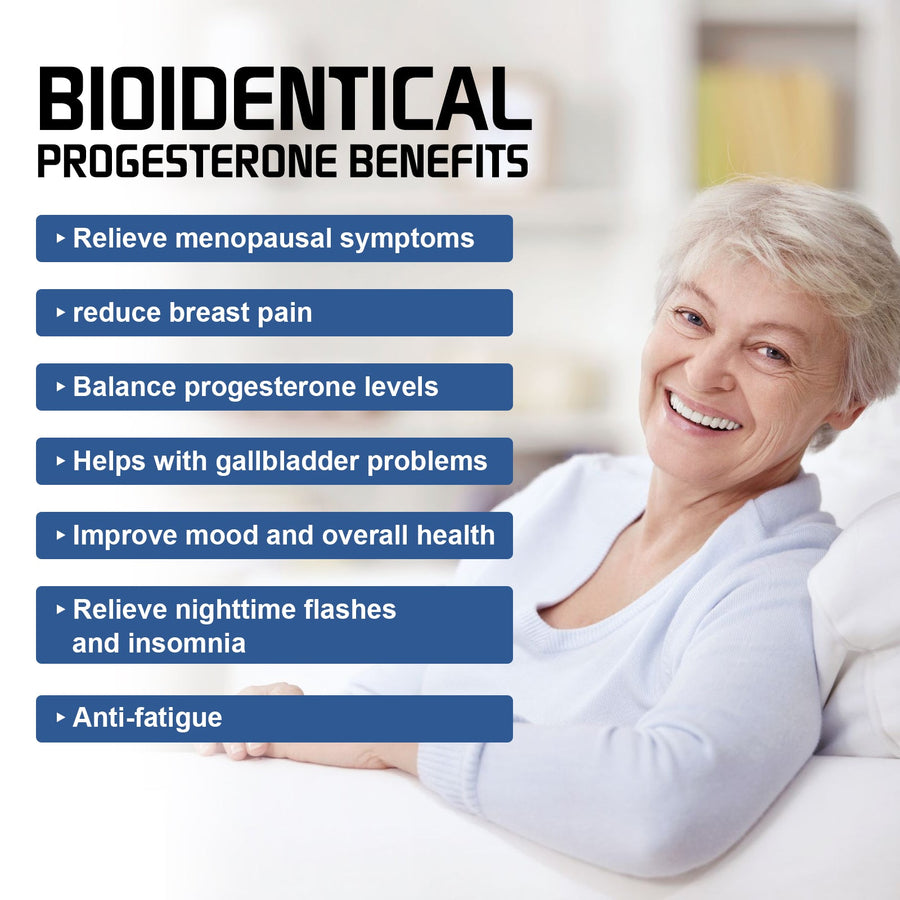 Progesterone Cream for Menopause — Mood Balance & Sleep