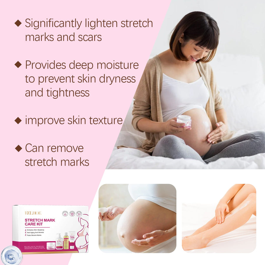 Stretch Mark Care Set for Long-Lasting Body Moisture