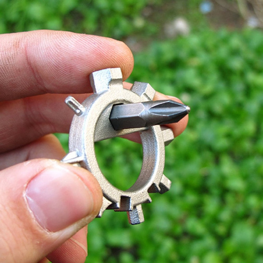 12‑Function Keychain Disc Multi‑Tool — Compact EDC Tool Set