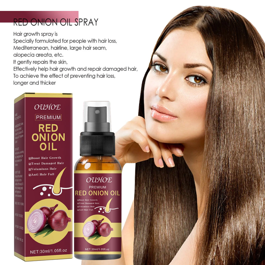 Onion Oil for Hair Growth — Stop Thinning, Boost Volume