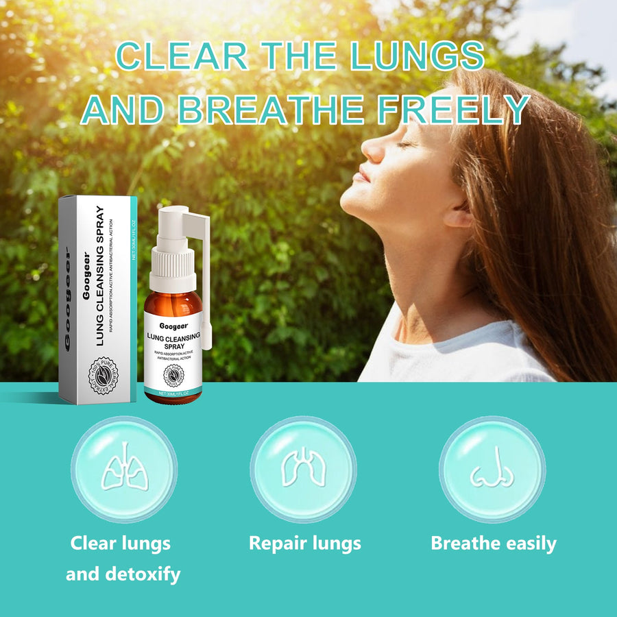Lung Cleansing Spray - Instant Throat Relief & Cough Comfort