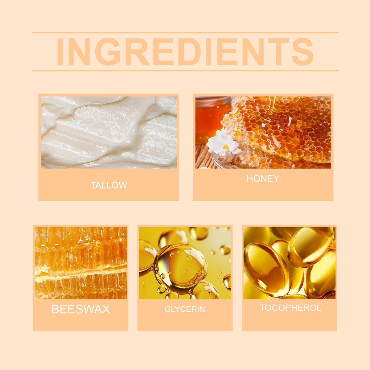 Tallow Honey Cream for Dry, Dehydrated Skin Relief
