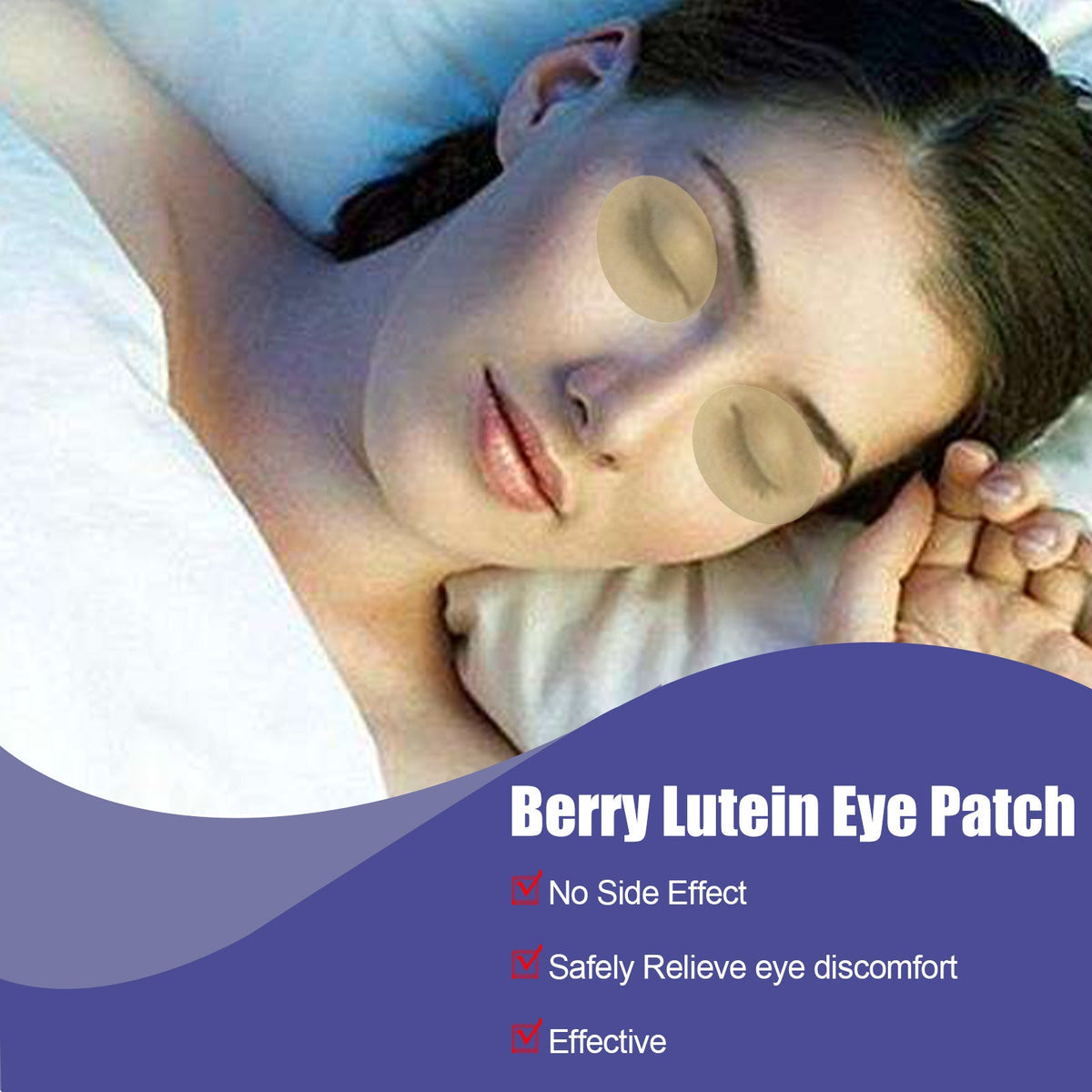 Blueberry Lutein Eye Patches for Screen Fatigue Relief