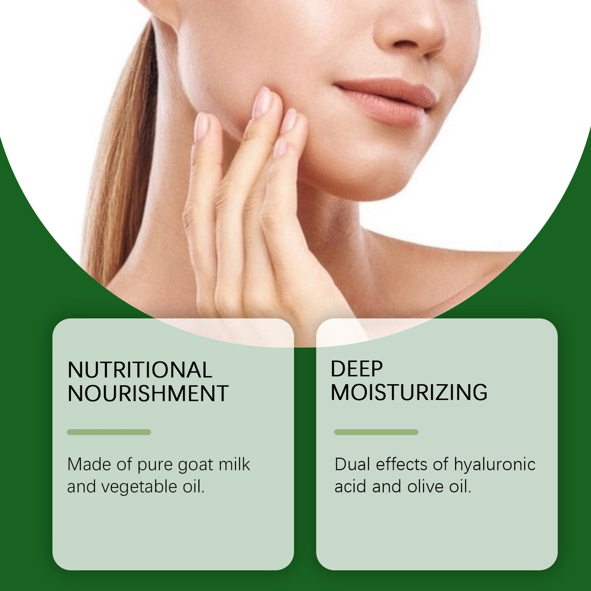 Goat Milk Cream for Dry Skin & Elasticity Repair