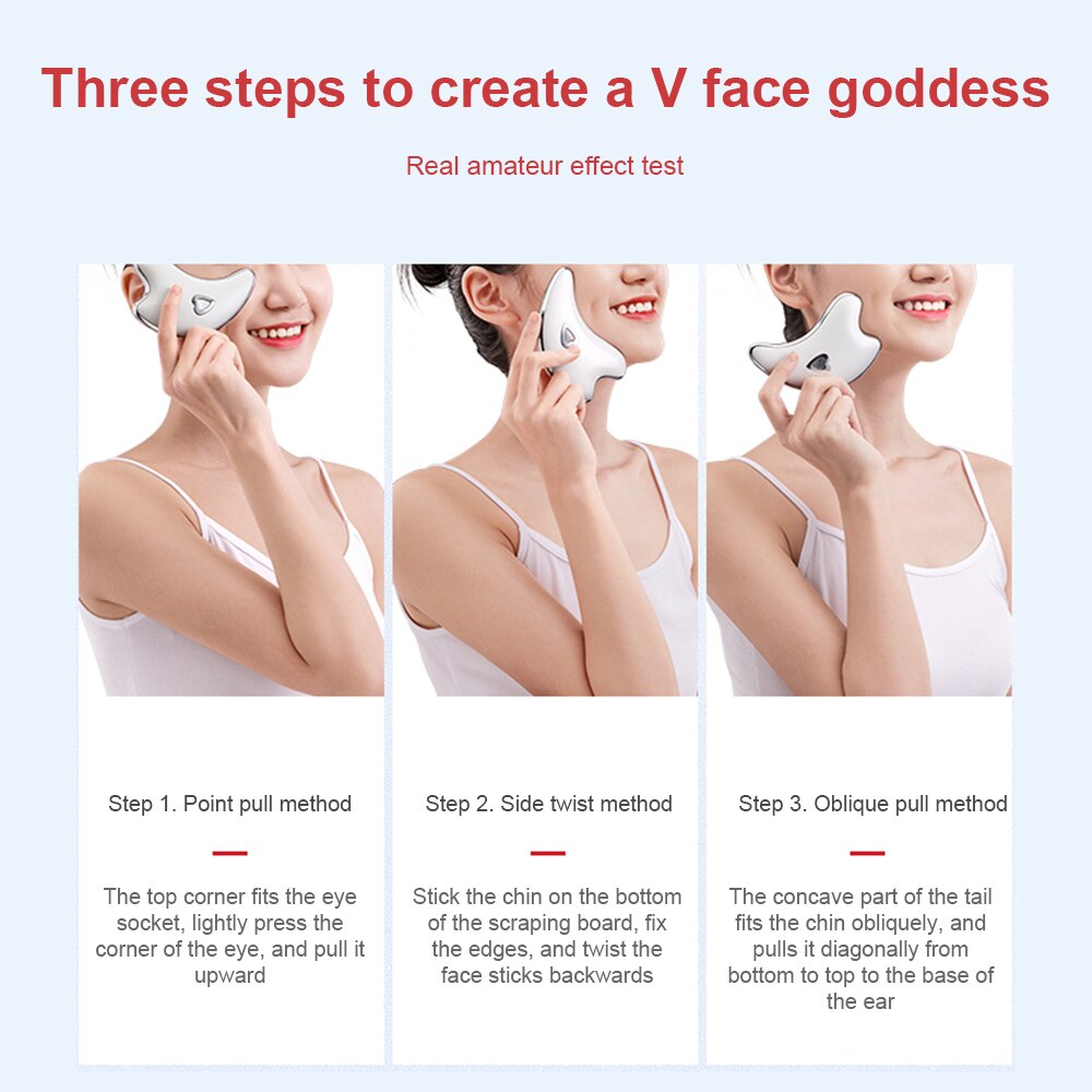 Electric Face & Neck Massager — Heat & Vibration for Firmer