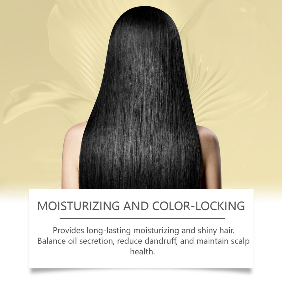 Dark Hair Shampoo for Gray Roots and Dry, Frizzy Hair